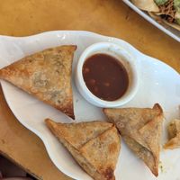 Samosas at Natural Spice in Panama City
