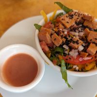 Love the dressing at Natural Spice in Panama City