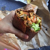 No gluten burrito
Avocado, vegan cheese, pico de gallo, soja chili, beans....  at Natural Spice in Panama City