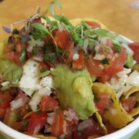 Awesome nachos at Natural Spice in Panama City