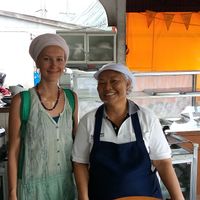 That smiling lady. at Grandmother's Smile in Phuket