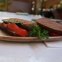 Toasted sandwiches at Cafe Bizarro in Itacare