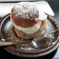 Swedish traditional ";fika"; in February at Ladan in Malmo