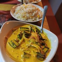 Sunny's spice chef's special curry at Sunny Spice in Fowey