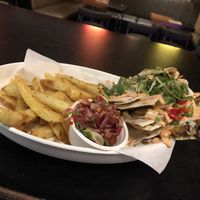 Quesadillas with spicy fries   at Nice N Sleazy - Old Fashioned Street Food in Glasgow