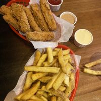 Shared dinner   at Nice N Sleazy - Old Fashioned Street Food in Glasgow