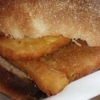 Roll and fritter at Hooked in Glasgow