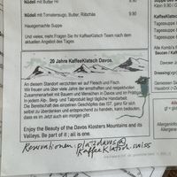 Das Kaffee Klatsch ist definitiv vegetarisch/vegan und hätte fünf Sterne verdient!  at KaffeeKlatsch in Davos Platz