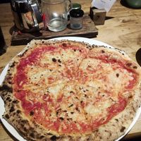 Margherita pizza at Sandbar in Manchester