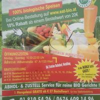 they also do delivery  at Eat-Bio in Vienna