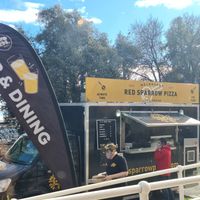 Food truck at Red Sparrow Pizza in Collingwood
