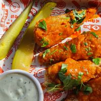 Hot wings at Red Sparrow Pizza in Collingwood