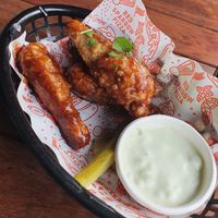 Buffalo wings at Red Sparrow Pizza in Collingwood