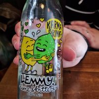 Great drinks also, had lemon lime bitters and gingerbeer! Yum at Red Sparrow Pizza in Collingwood