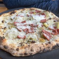 Bianca pizza  at Red Sparrow Pizza in Collingwood