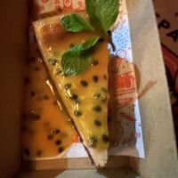 Passion fruit cheesecake to take home   at Red Sparrow Pizza in Collingwood