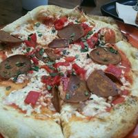 Pepperoni pizza at Red Sparrow Pizza in Collingwood