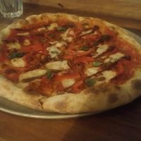 delicious pizza at Red Sparrow Pizza in Collingwood