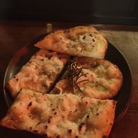 Garlic bread at Red Sparrow Pizza in Collingwood