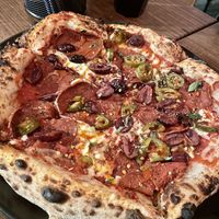 The Volcano Pizza  at Red Sparrow Pizza in Collingwood