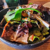 Greek salad at Red Sparrow Pizza in Collingwood