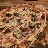 Cheese burger   at Red Sparrow Pizza in Collingwood