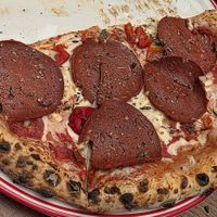 Pepperoni pizza at Red Sparrow Pizza in Collingwood