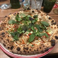 Pho-unny pizza 🍜 🍕   at Red Sparrow Pizza & Rooftop Bar in Fitzroy
