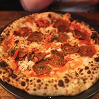 Pepperoni Pizza at Red Sparrow Pizza in Collingwood