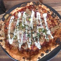 Sausage pizza was amazing!! at Red Sparrow Pizza in Collingwood