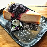 Dessert special. Vegan cheesecake   at Red Sparrow Pizza in Collingwood