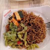 Vegetarian noodles at e Veg 益素食 - IMM Building in West Singapore