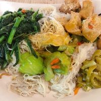 Simple vegetarian food  at e Veg 益素食 - IMM Building in West Singapore