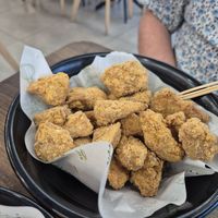 Salt and pepper chicken at 18CTEA in Ipoh