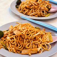 Fried Mee Goreng ( with or without eggs option available)  at Zhen Xiang Vegetarian in North Singapore