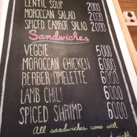 Menu at Casablanca Sandwicherie - 카사블랑카 샌드위치 in Seoul