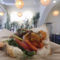 Vegan Sandwich at renovated Casablanca.  at Casablanca Sandwicherie - 카사블랑카 샌드위치 in Seoul