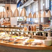 Vegetarian and vegan buffet with over 40 salads and hot dishes. at Tibits - Falkenstrasse in Zurich