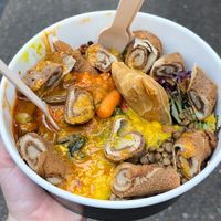 All in one dish  at Merkamo Ethiopian in East London