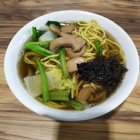 Noodle soup, S$3 at Lian Yuan 莲缘素 in Central Singapore