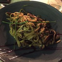 Mushroom pasta  at The Cassia Restaurant in Victoria Falls