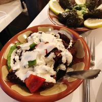 Roasted cauliflower in tahini dressing at Restaurante Beirut in Gran Canaria