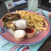 Vegan Green Field Wraps with Falafel   at Miss PeppeR in Barsbuettel