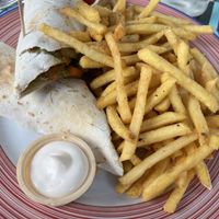 Vegan vegetable wrap  at Miss PeppeR in Barsbuettel