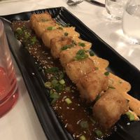 Kokuho rose rice tots  at Lila in Sarasota