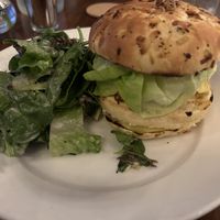 Mushroom burger   at Lila in Sarasota
