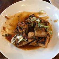 Tofu in dragon sauce. Soooo yum  at Lila in Sarasota