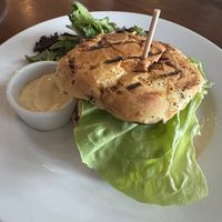Mushroom burger   at Lila in Sarasota