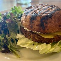Vegan Homemade Cheese Burger   at Lila in Sarasota