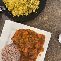 Vegan biryani and vegetarian kalderita (vegan)  at Persian Palate - Ayala Mall in Cebu